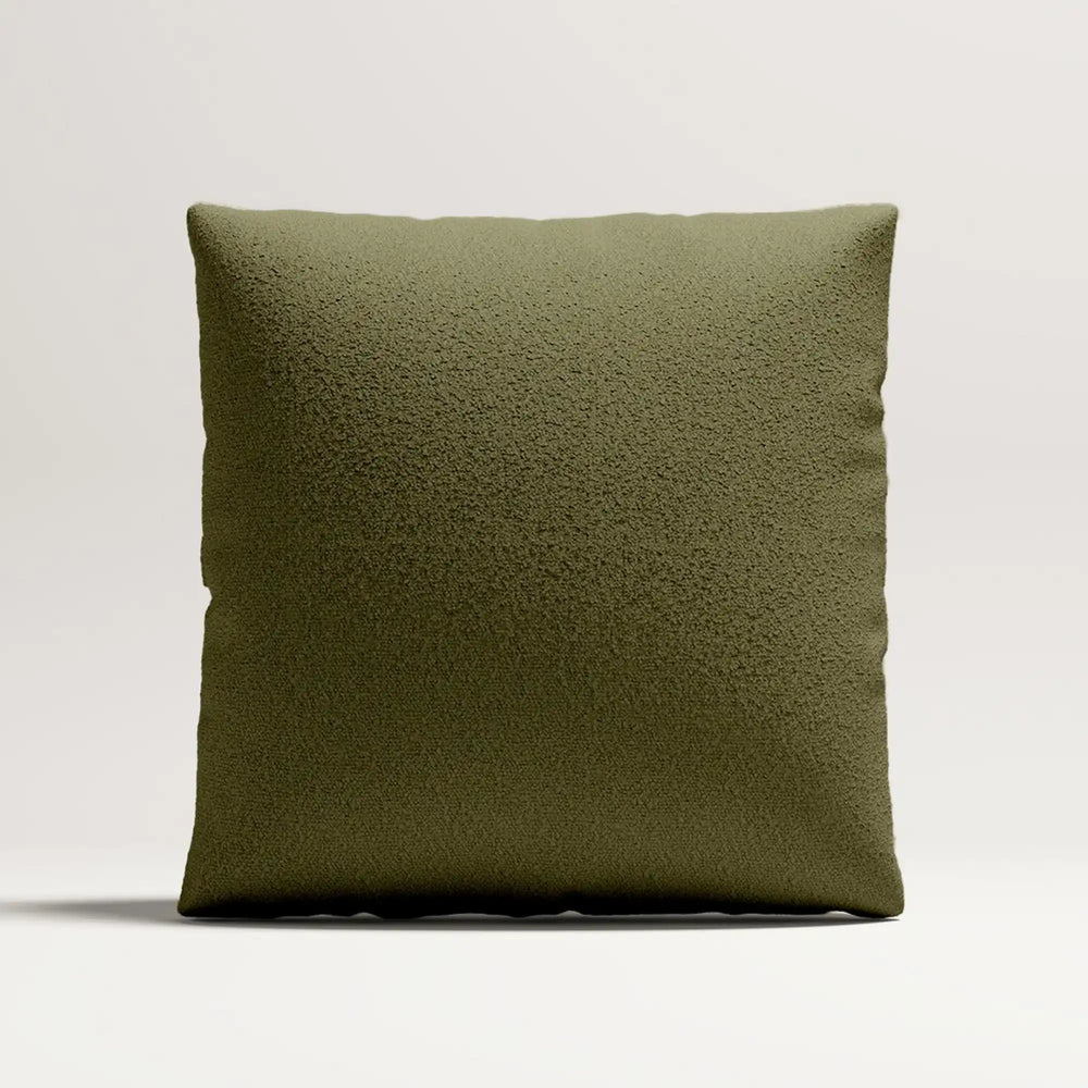 MOMO PILLOW - BOUCLE SOFT OLIVE LARGE