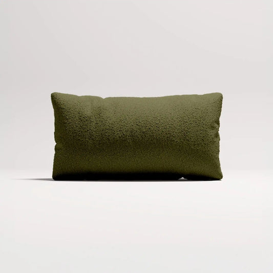 MOMO PILLOW - BOUCLE SOFT OLIVE SMALL