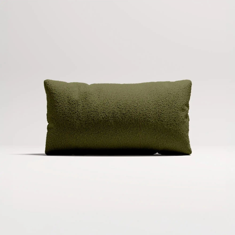 MOMO PILLOW - BOUCLE SOFT OLIVE SMALL