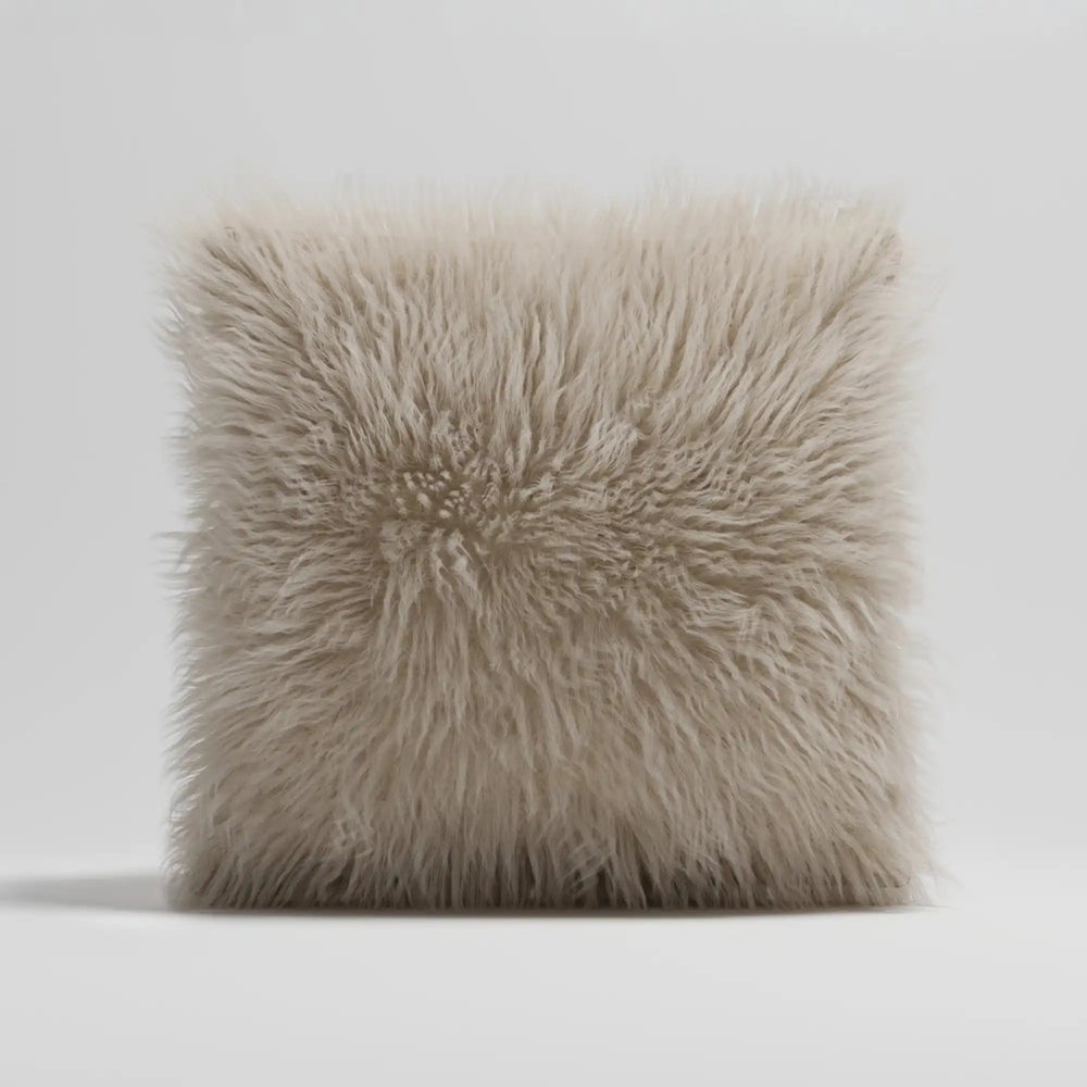 MOMO PILLOW - FAUX FUR CAFE CREME MEDIUM