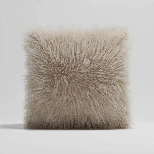 MOMO PILLOW - FAUX FUR CAFE CREME MEDIUM