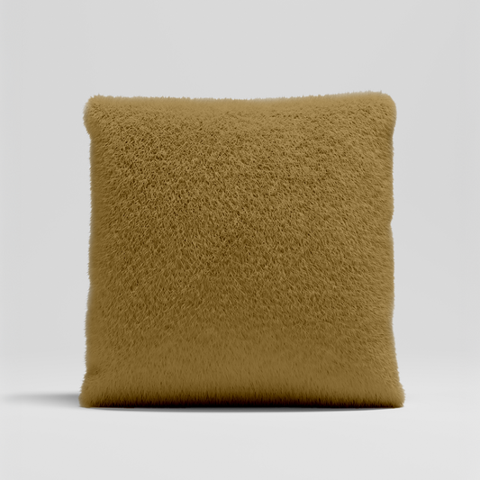 MOMO PILLOW - SOFT FUR GOLDEN MOSS MEDIUM