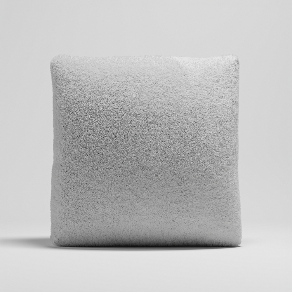 MOMO PILLOW - SOFT FUR IVORY CLOUD LARGE