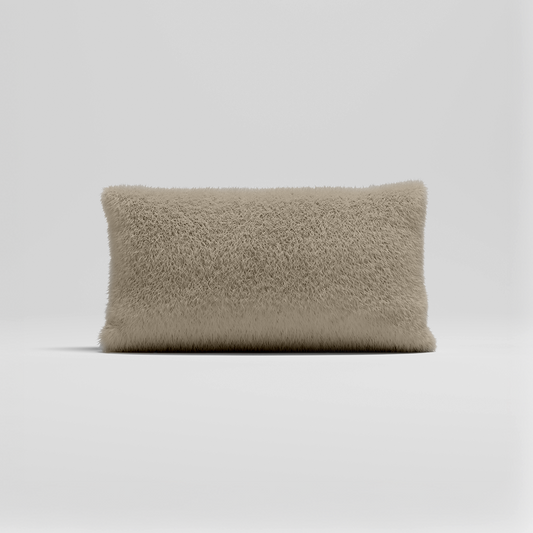 MOMO PILLOW - SOFT FUR WARM OAT SMALL