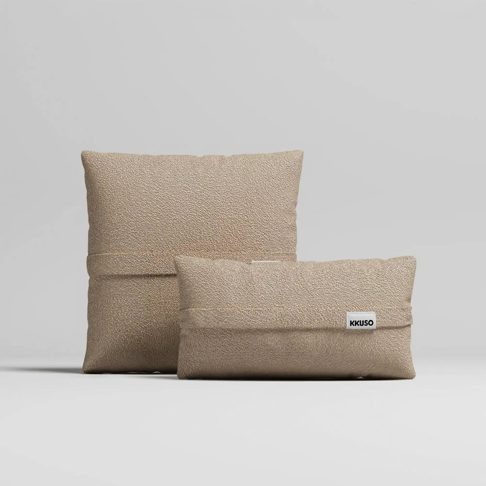 MOMO PILLOW - TEDDY FLEECE BEIGE SET 1