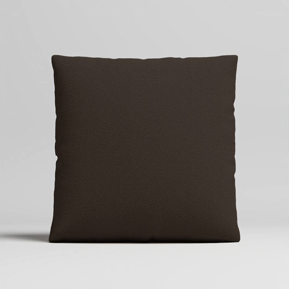 MOMO PILLOW - TEDDY FLEECE CHOCOLATE LARGE