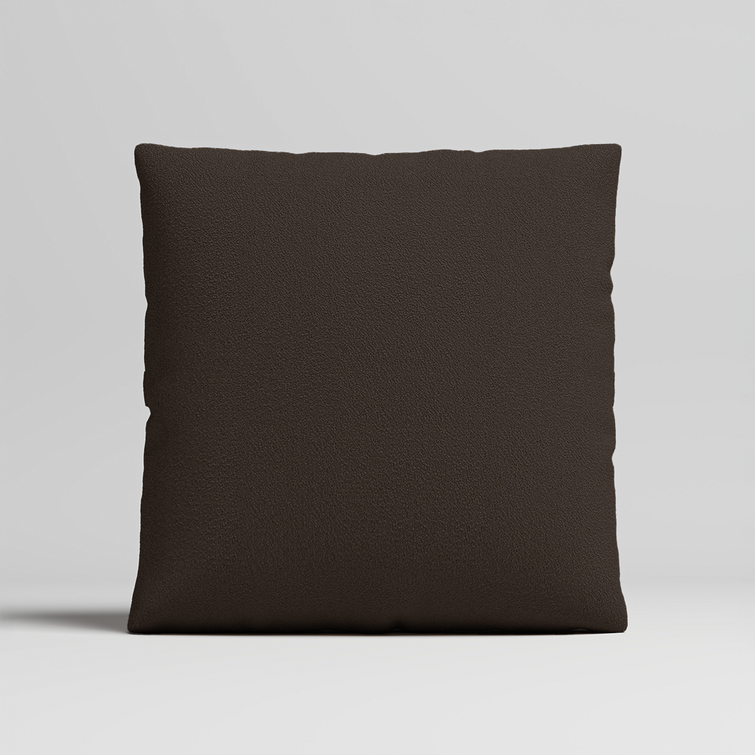 MOMO PILLOW - TEDDY FLEECE CHOCOLATE LARGE