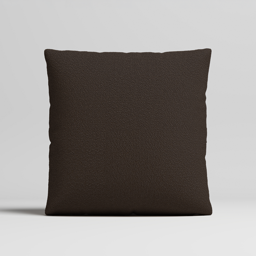 MOMO PILLOW - TEDDY FLEECE CHOCOLATE MEDIUM