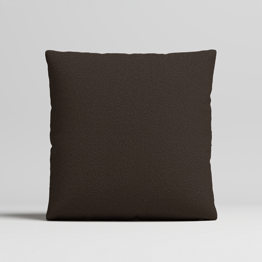 MOMO PILLOW - TEDDY FLEECE CHOCOLATE MEDIUM