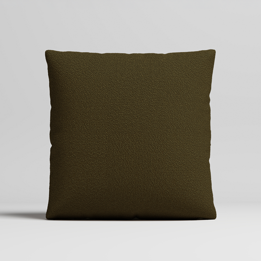 MOMO PILLOW - TEDDY FLEECE DARK OLIVE MEDIUM