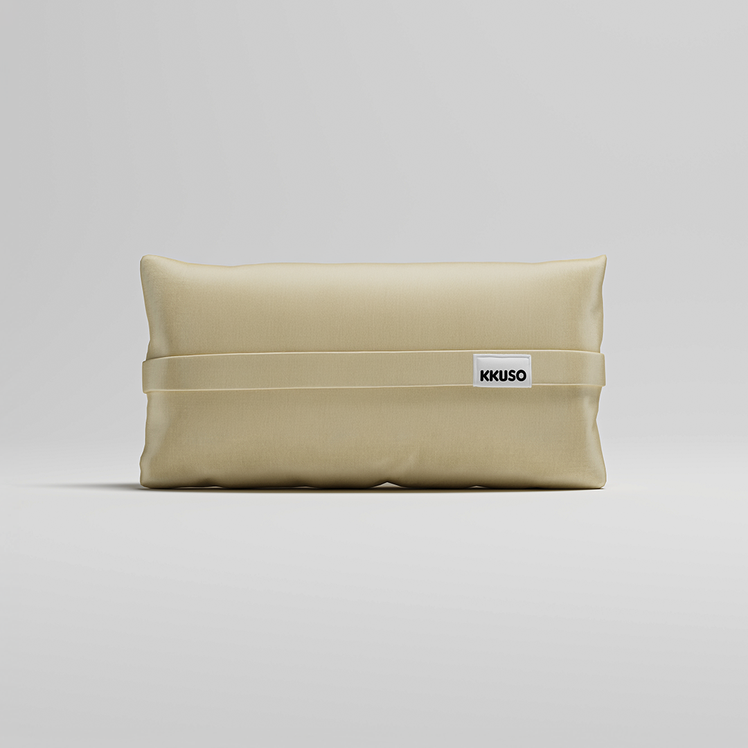 MOMO PILLOW - VELVET CHAMPAGNE SMALL