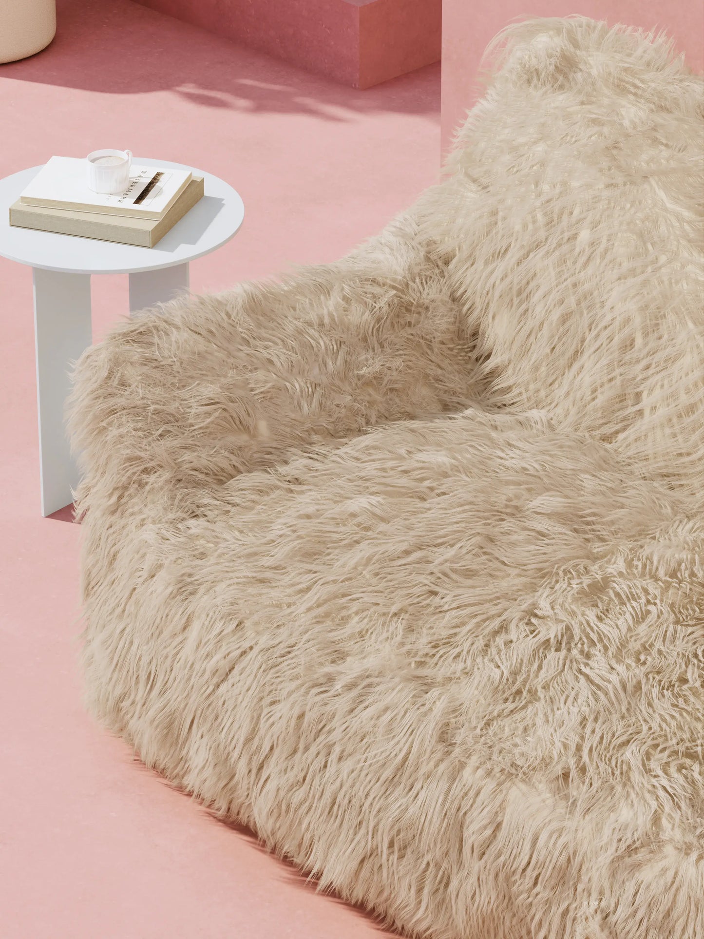 DODO TWO-SEATER LOUNGE - FAUX FUR