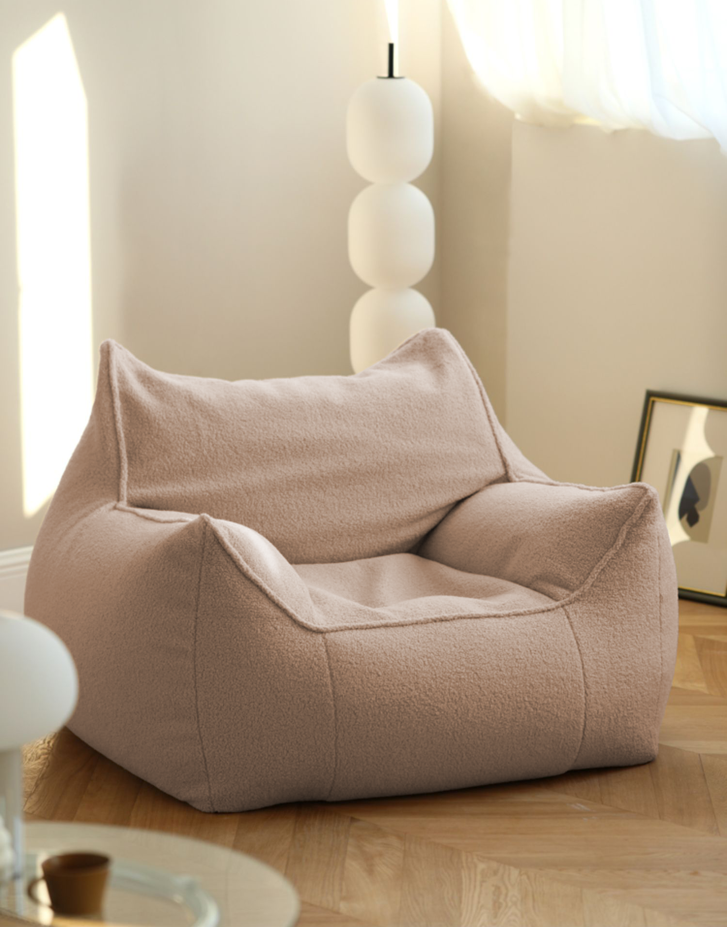 DODO BEAN BAG - TEDDY FLEECE KKUSO.HOME