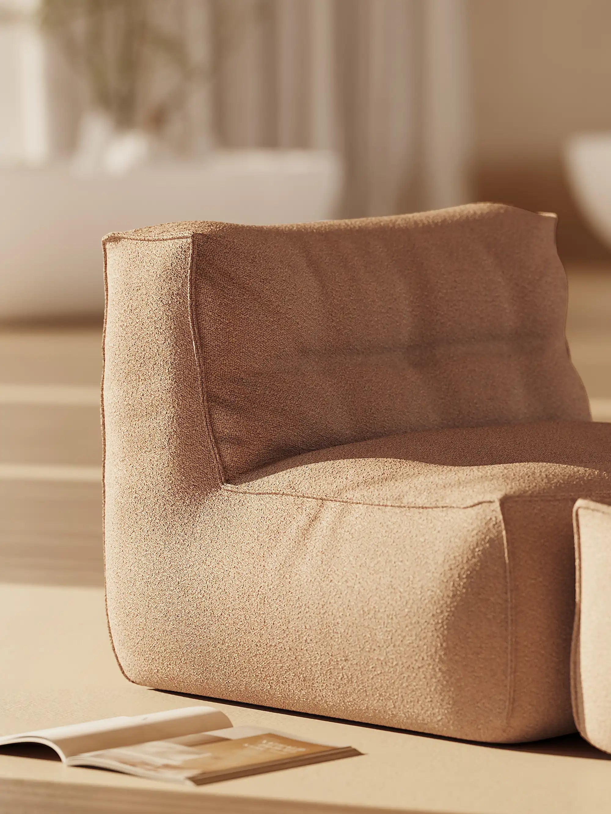 BOBO BEAN BAG LOUNGER - BOUCLE KKUSO.HOME