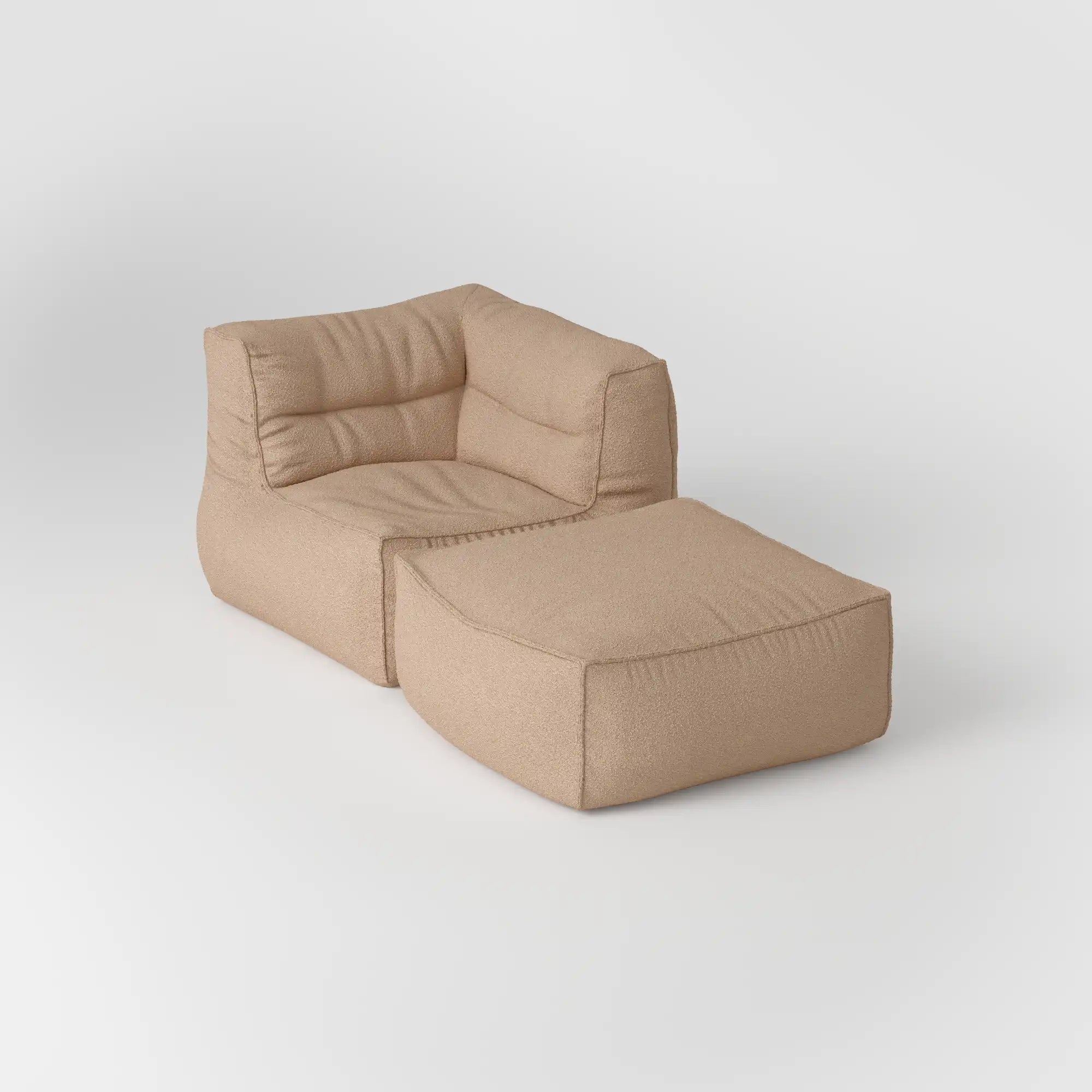 BOBO BEAN BAG CORNER LOUNGER - BOUCLE KKUSO.HOME