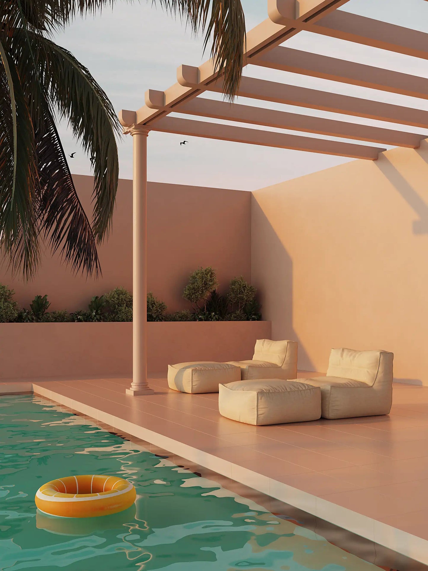 BOBO BEAN BAG LOUNGER - OUTDOOR KKUSO.HOME