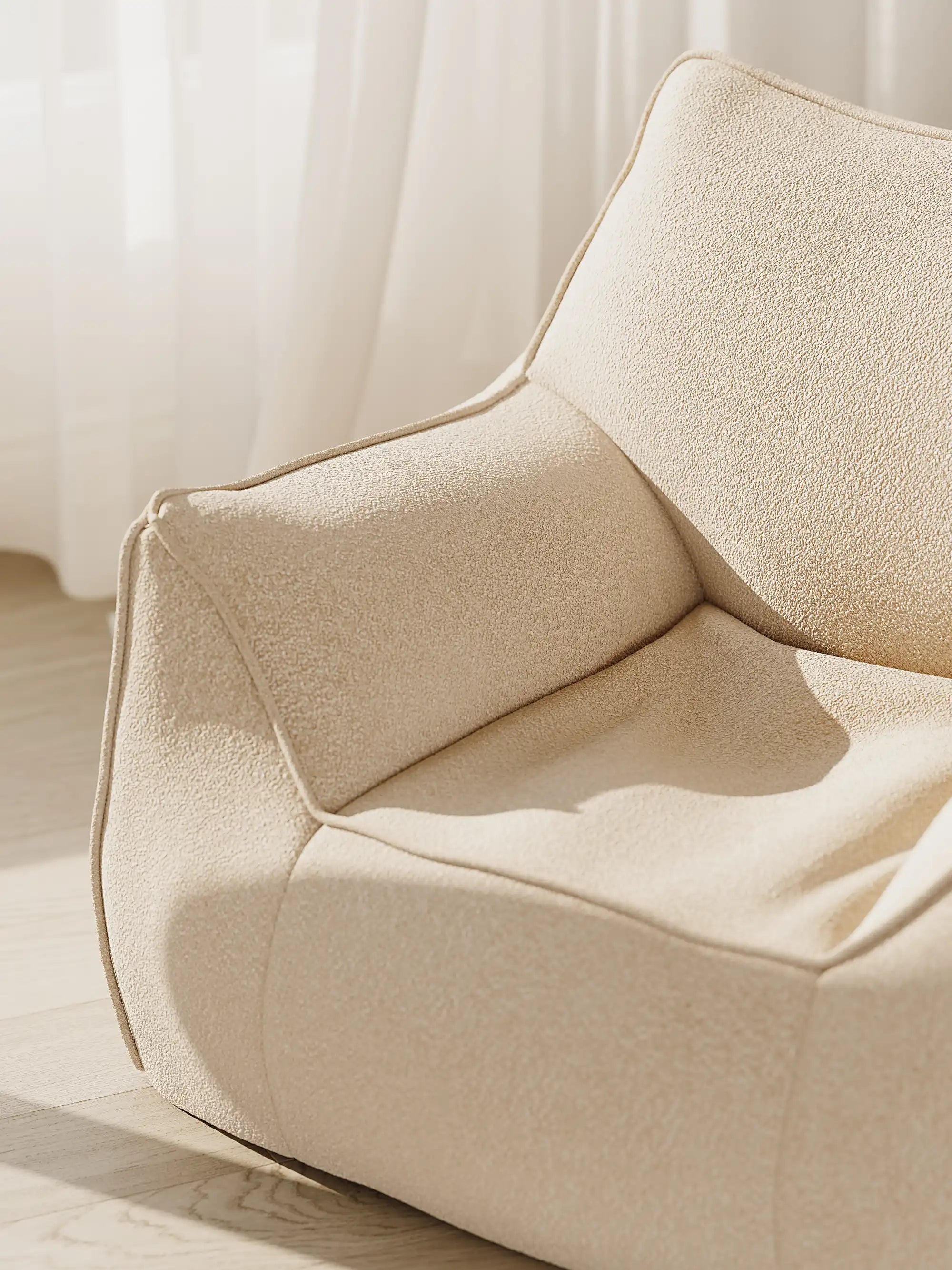 DODO BEAN BAG - TEDDY FLEECE KKUSO.HOME