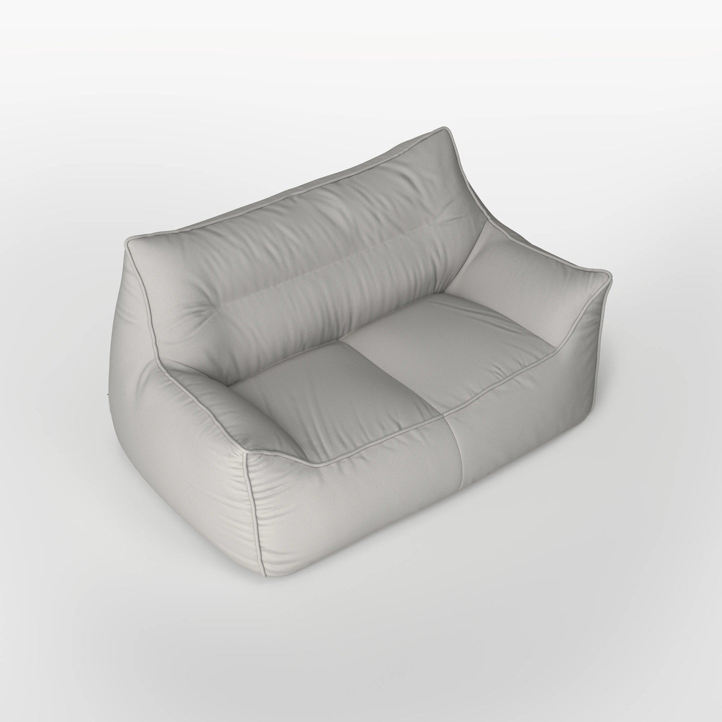 BEAN BAG DODO TWO-SEATER LEATHER KKUSO.HOME