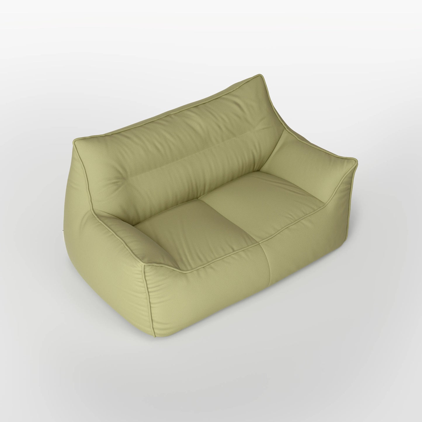 BEAN BAG DODO TWO-SEATER LEATHER KKUSO.HOME