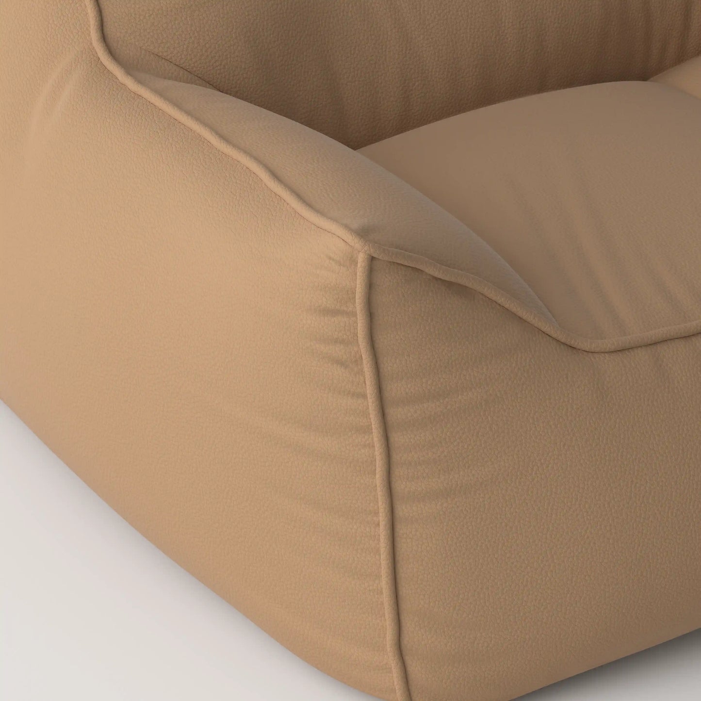 BEAN BAG DODO TWO-SEATER LEATHER KKUSO.HOME