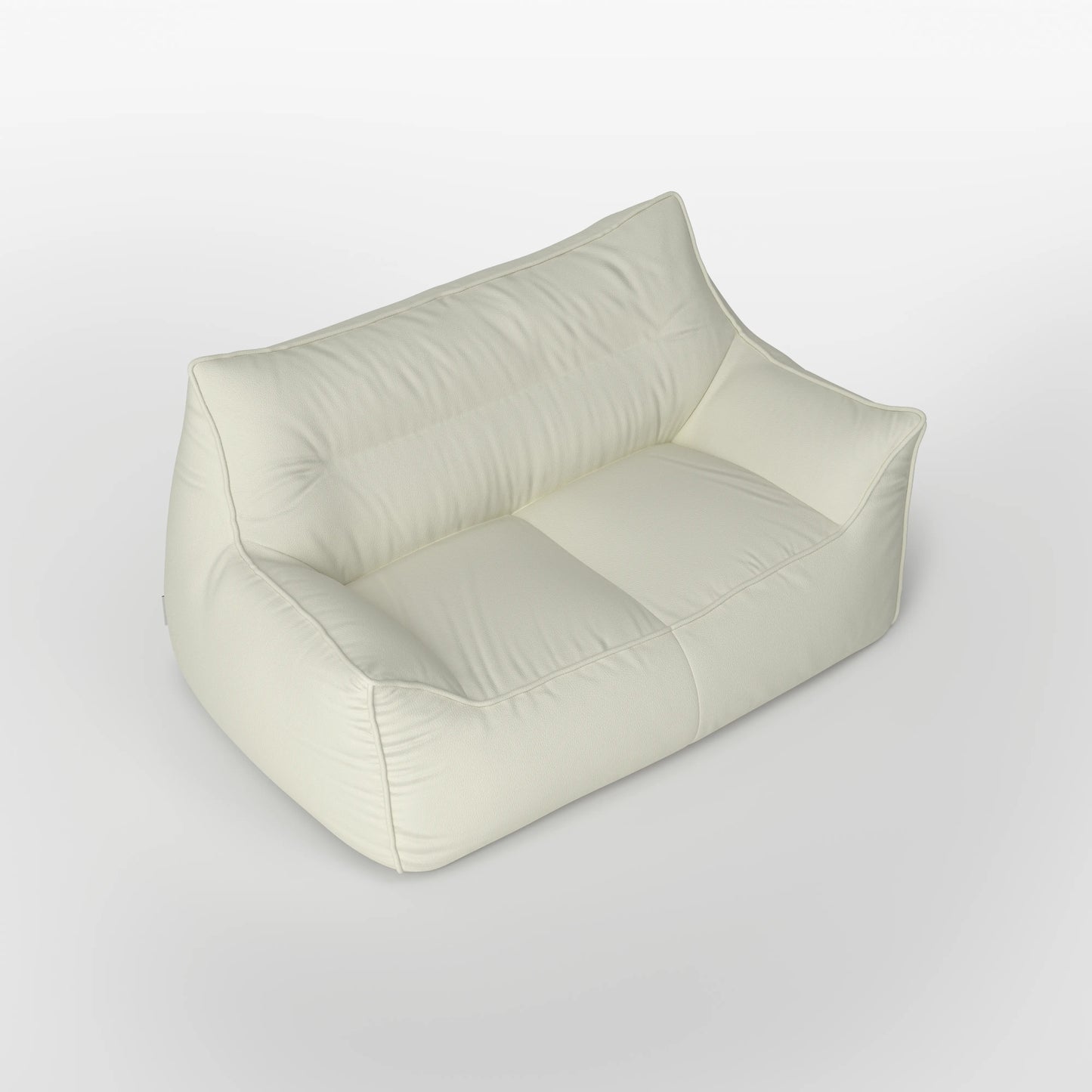 BEAN BAG DODO TWO-SEATER LEATHER KKUSO.HOME