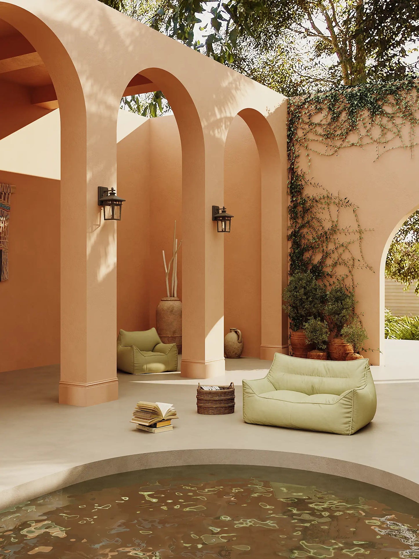DODO BEAN BAG TWO-SEATER OUTDOOR KKUSO.HOME