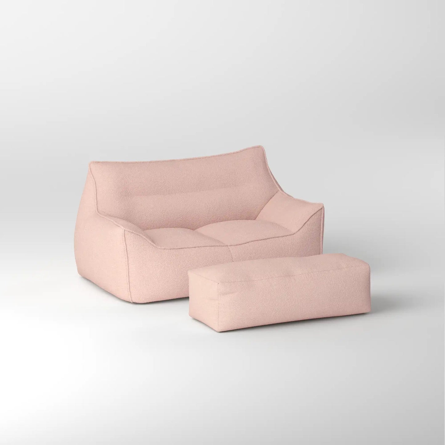 DODO BEAN BAG TWO-SEATER TEDDY KKUSO.HOME