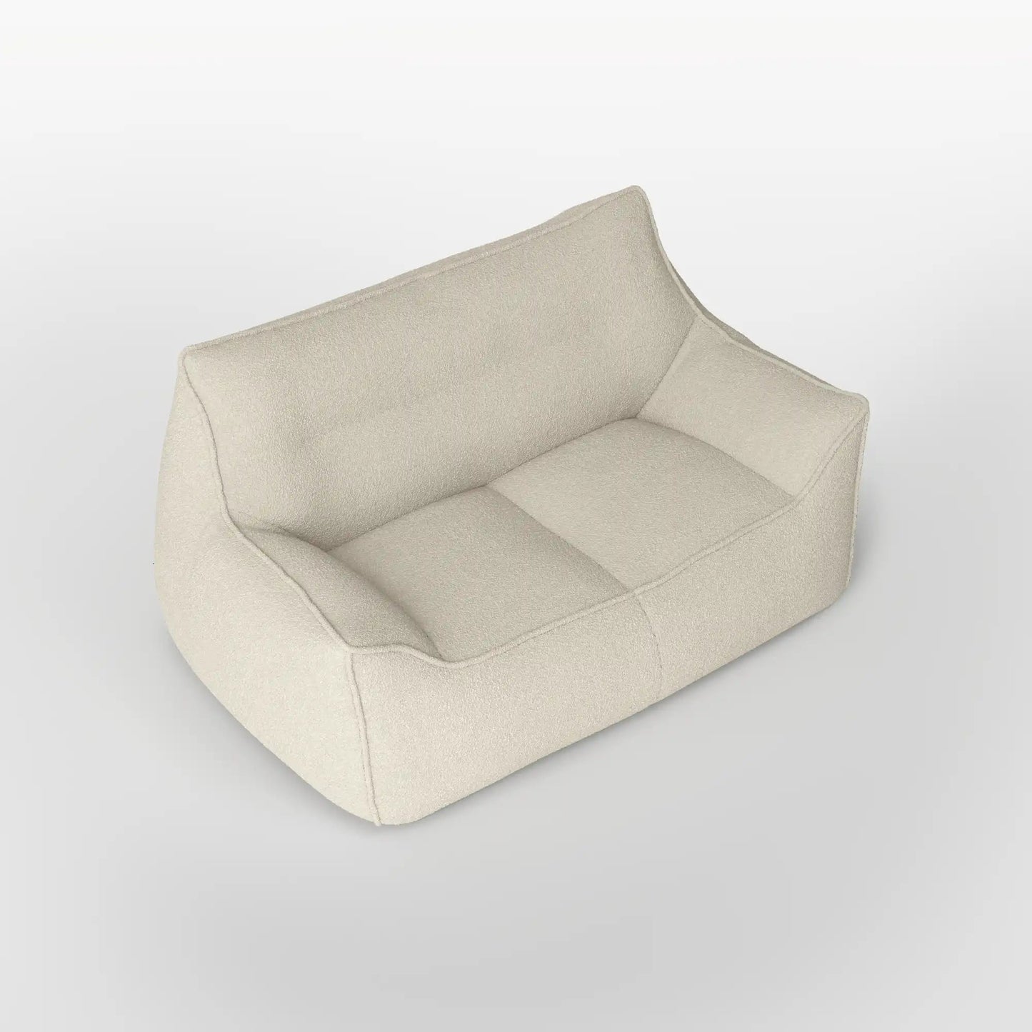 DODO BEAN BAG TWO-SEATER TEDDY KKUSO.HOME