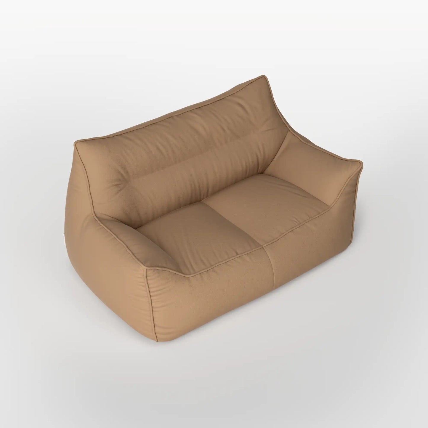 DODO BEAN BAG TWO-SEATER LEATHER KKUSO.HOME