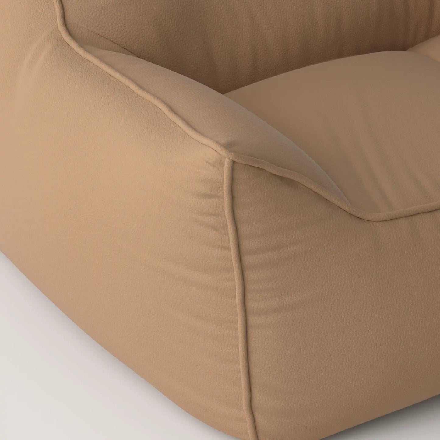 DODO BEAN BAG TWO-SEATER LEATHER KKUSO.HOME