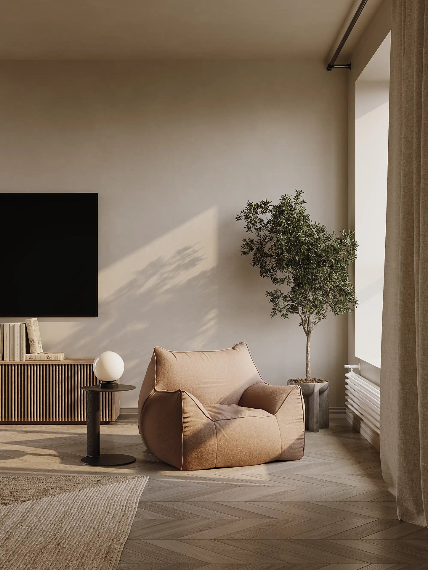 DODO BEAN BAG - VEGAN LEATHER KKUSO.HOME