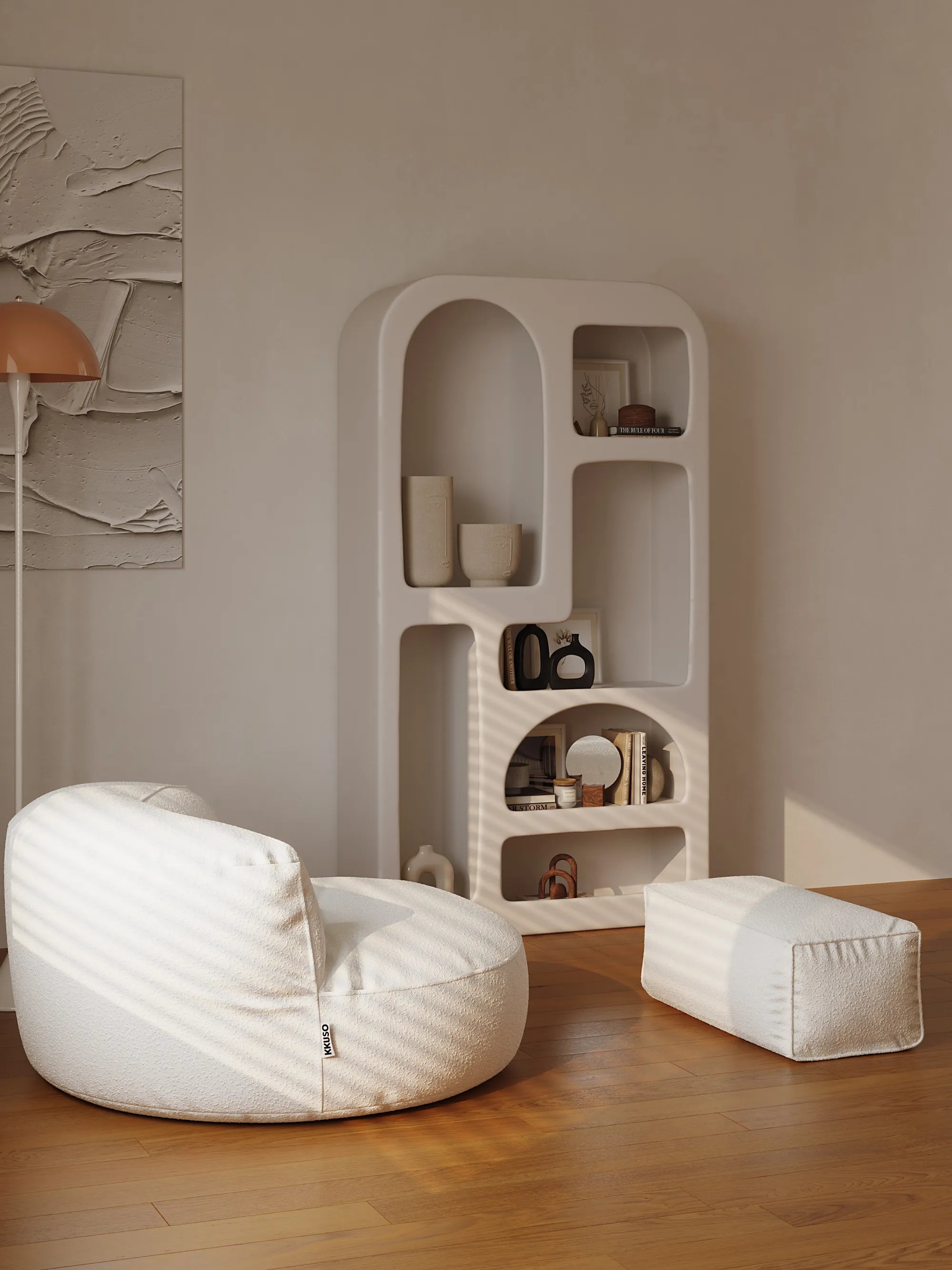 LEXIE BEAN BAG - BOUCLE KKUSO.HOME