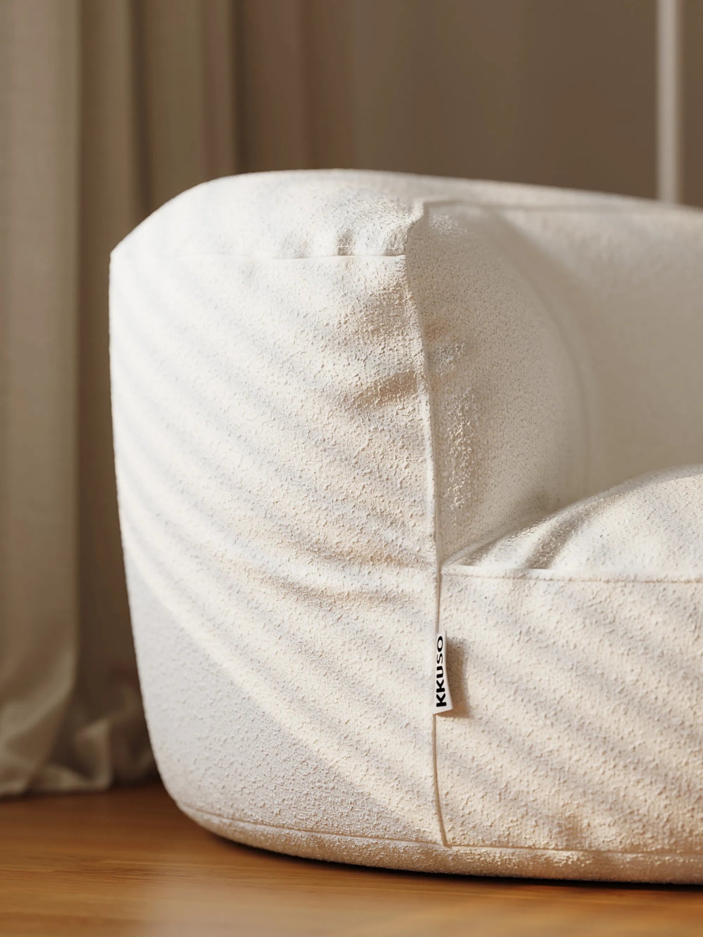 LEXIE BEAN BAG - BOUCLE KKUSO.HOME
