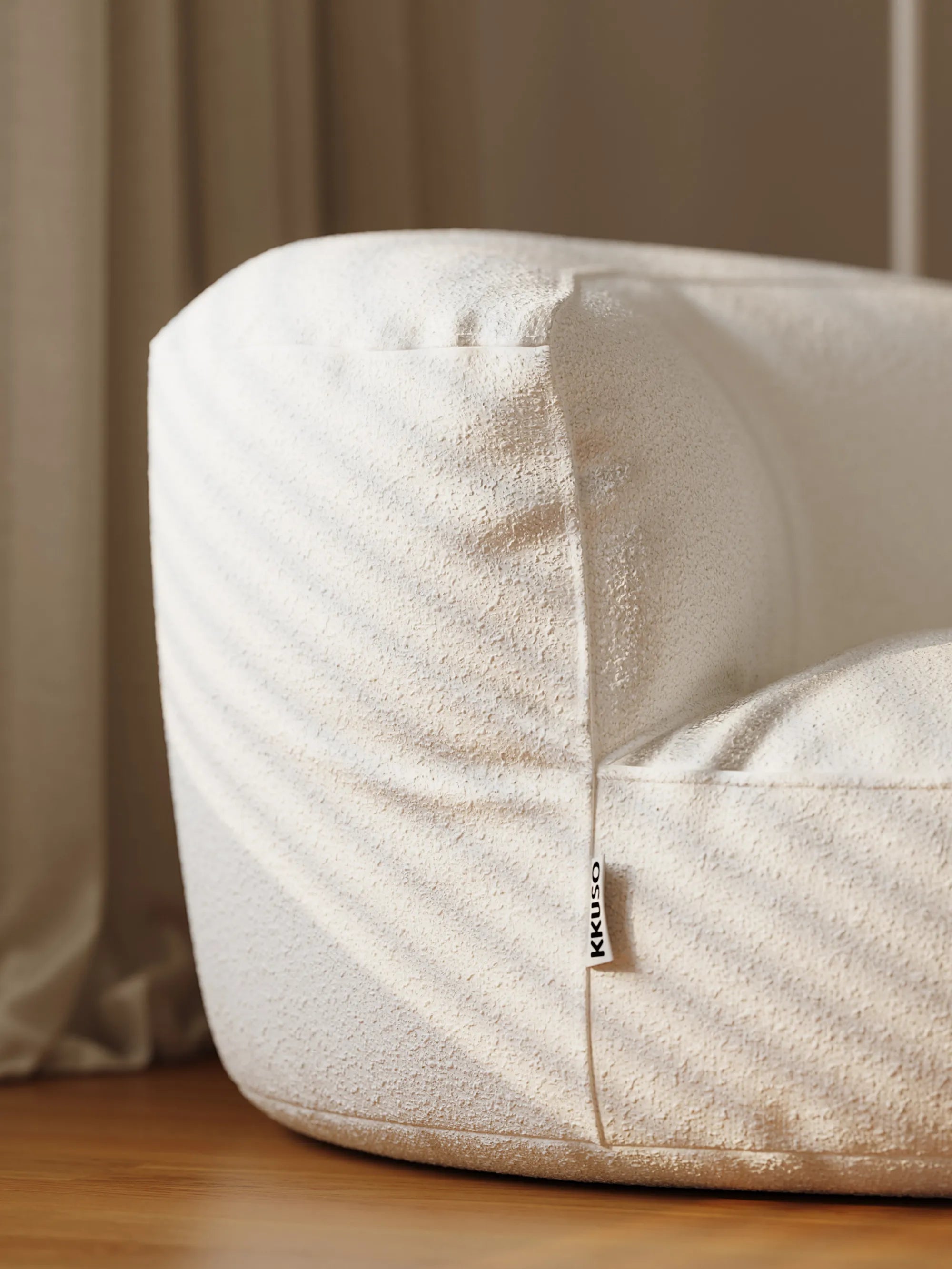 LEXIE BEAN BAG - BOUCLE KKUSO.HOME