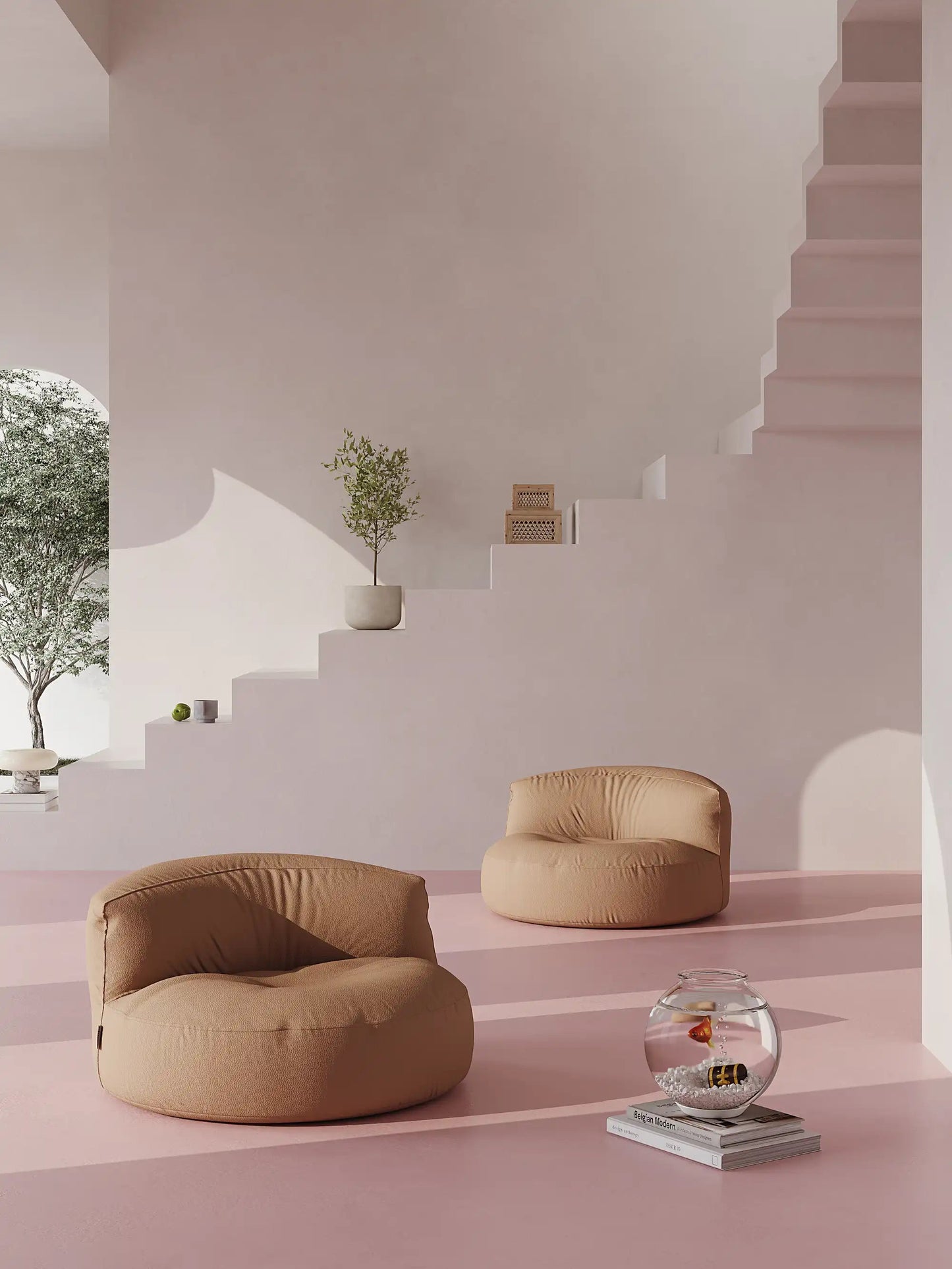 LEXIE BEAN BAG - VEGAN LEATHER kkuso