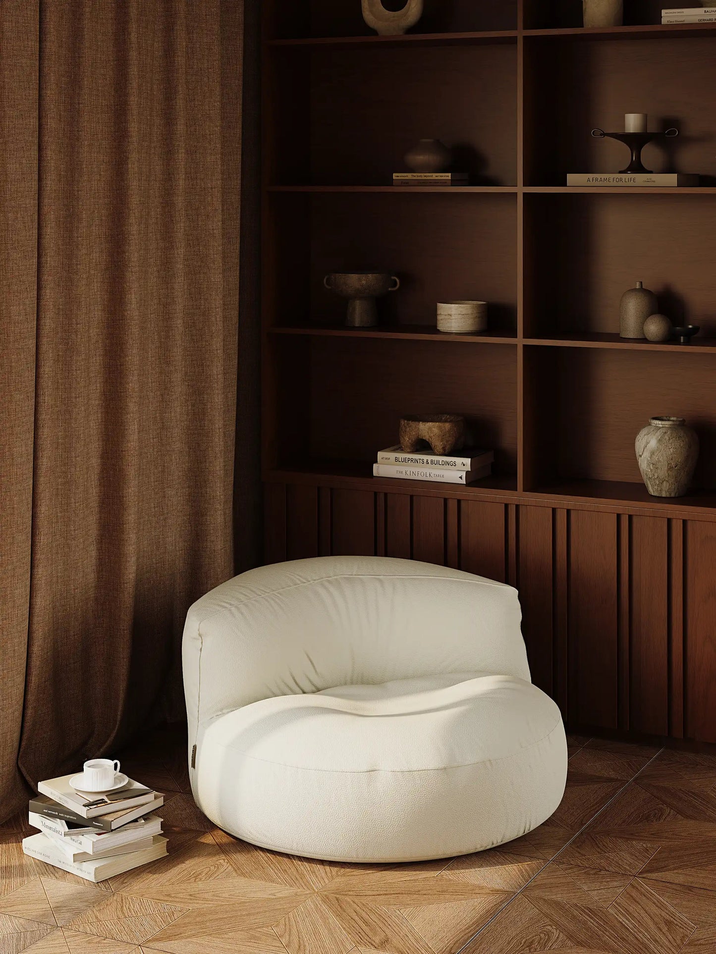 LEXIE BEAN BAG - VEGAN LEATHER kkuso