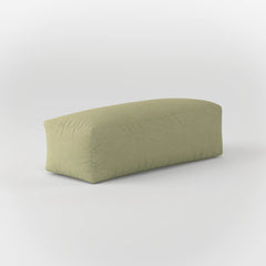 DODO RECTANGULAR OTTOMAN PREFILLED - TWO-SEATER OUTDOOR — GRASS GREEN