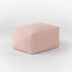 DODO SQUARE OTTOMAN - CORDUROY — BABY PINK