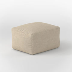 DODO SQUARE OTTOMAN COVER - OUTDOOR — SAND