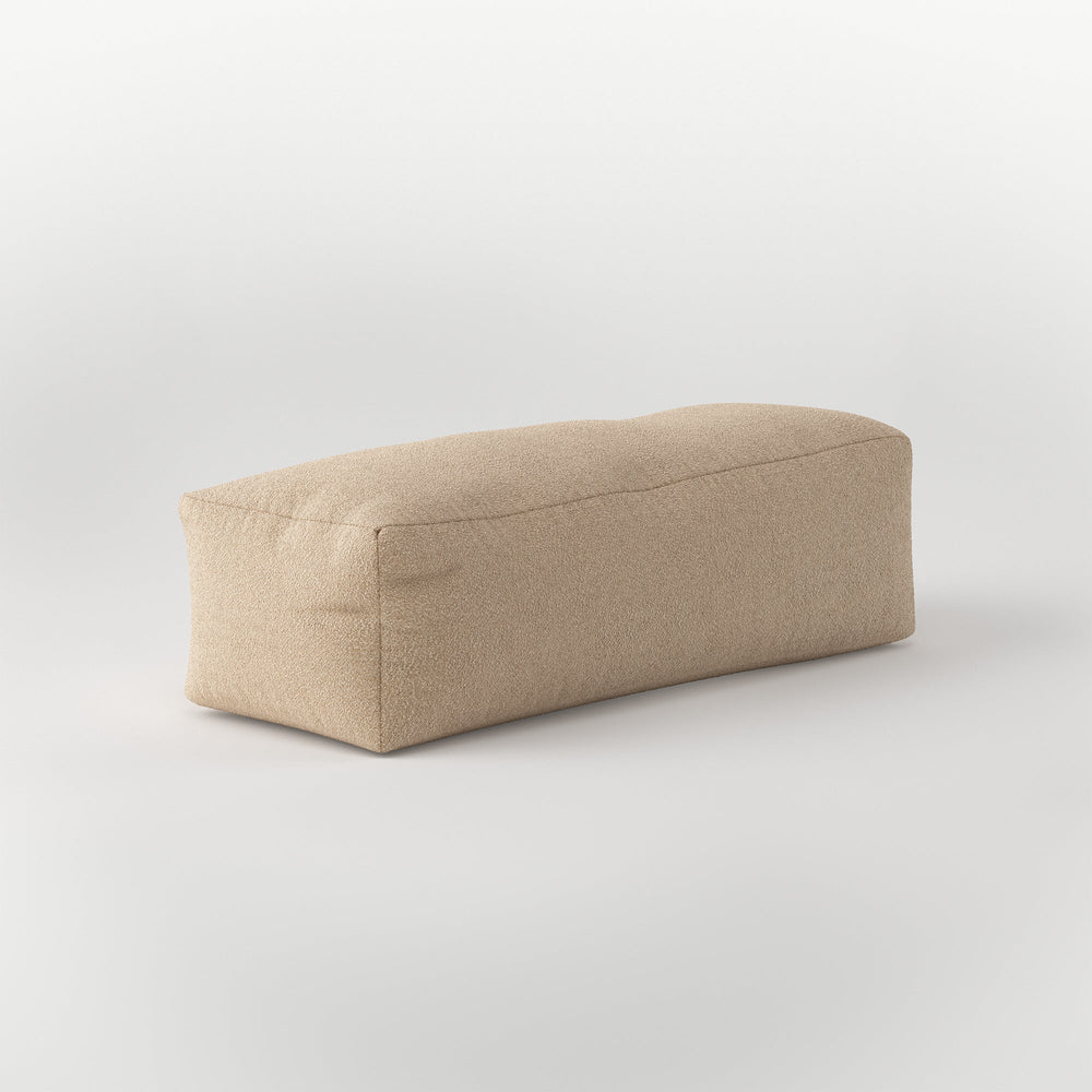 DODO TWO SEATER LOUNGE RECTANGULAR OTTOMAN-CHANNEL CORD KKUSO.HOME