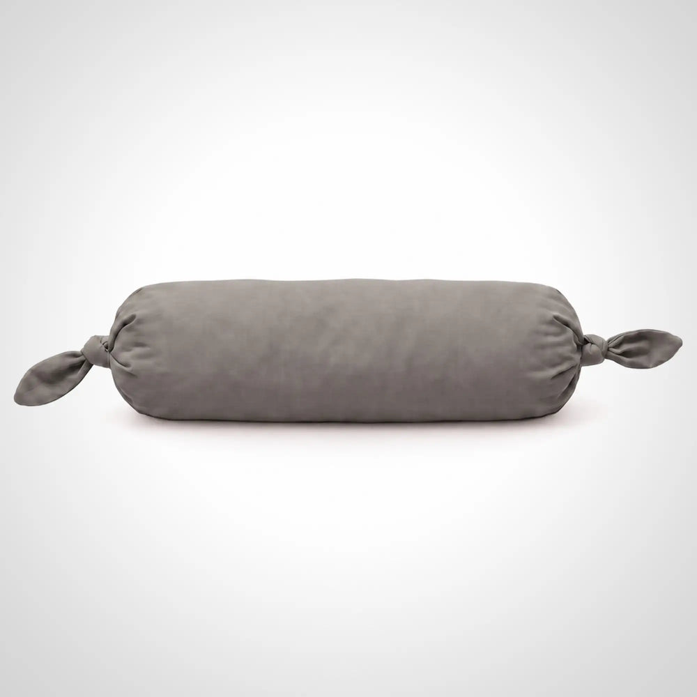 KKUSO PLUSH CUSHION - KNOTTY PEBBLE GREY