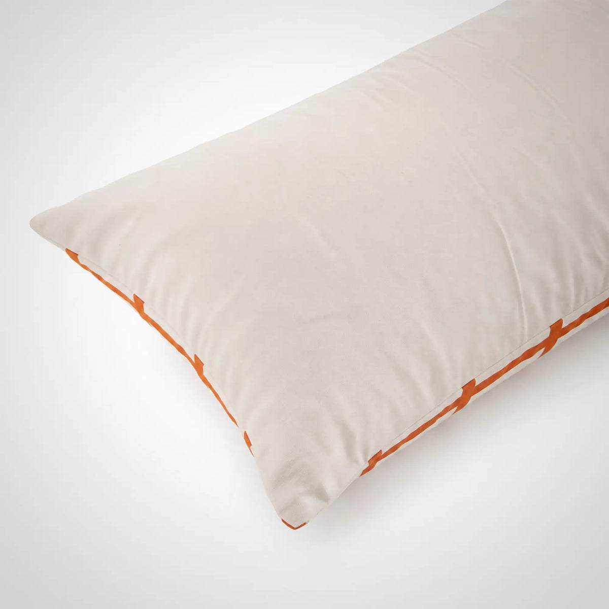KKUSO PLUSH CUSHION - FLIP ORANGE GRID
