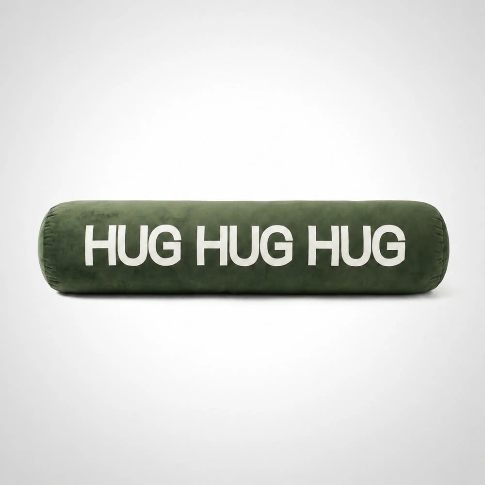 KKUSO PLUSH CUSHION - HUGME DARK MOSS