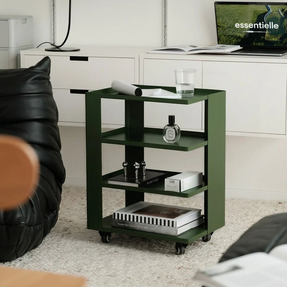 KKUSO METAL TROLLEY - RUMI DEEP EMERALD