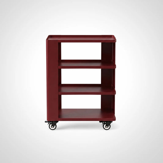 KKUSO METAL TROLLEY - RUMI BORDEAUX RED