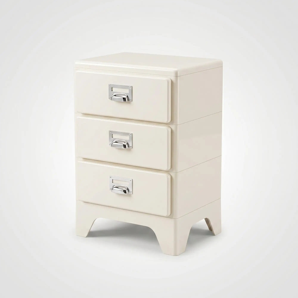 KKUSO ABS 3-DRAWER CABINET - MILO ALMOND MILK