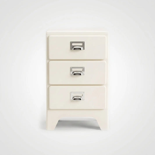 KKUSO ABS 3-DRAWER CABINET - MILO ALMOND MILK