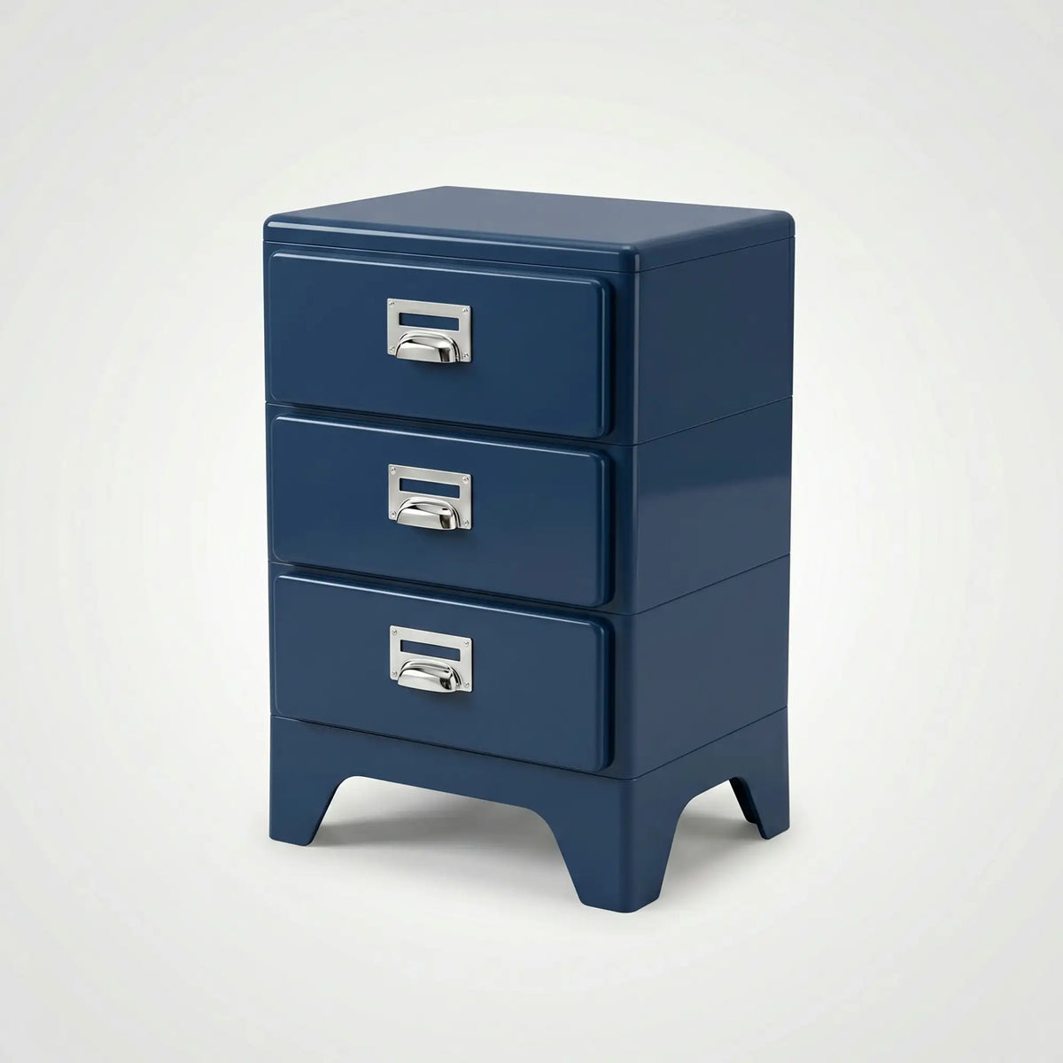 KKUSO ABS 3-DRAWER CABINET - MILO DUSTY BLUE