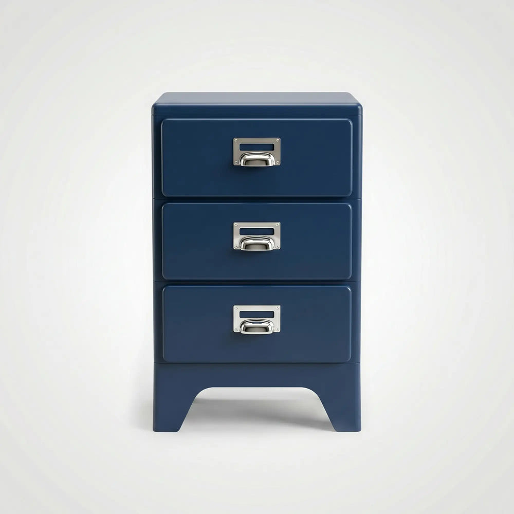 KKUSO ABS 3-DRAWER CABINET - MILO DUSTY BLUE