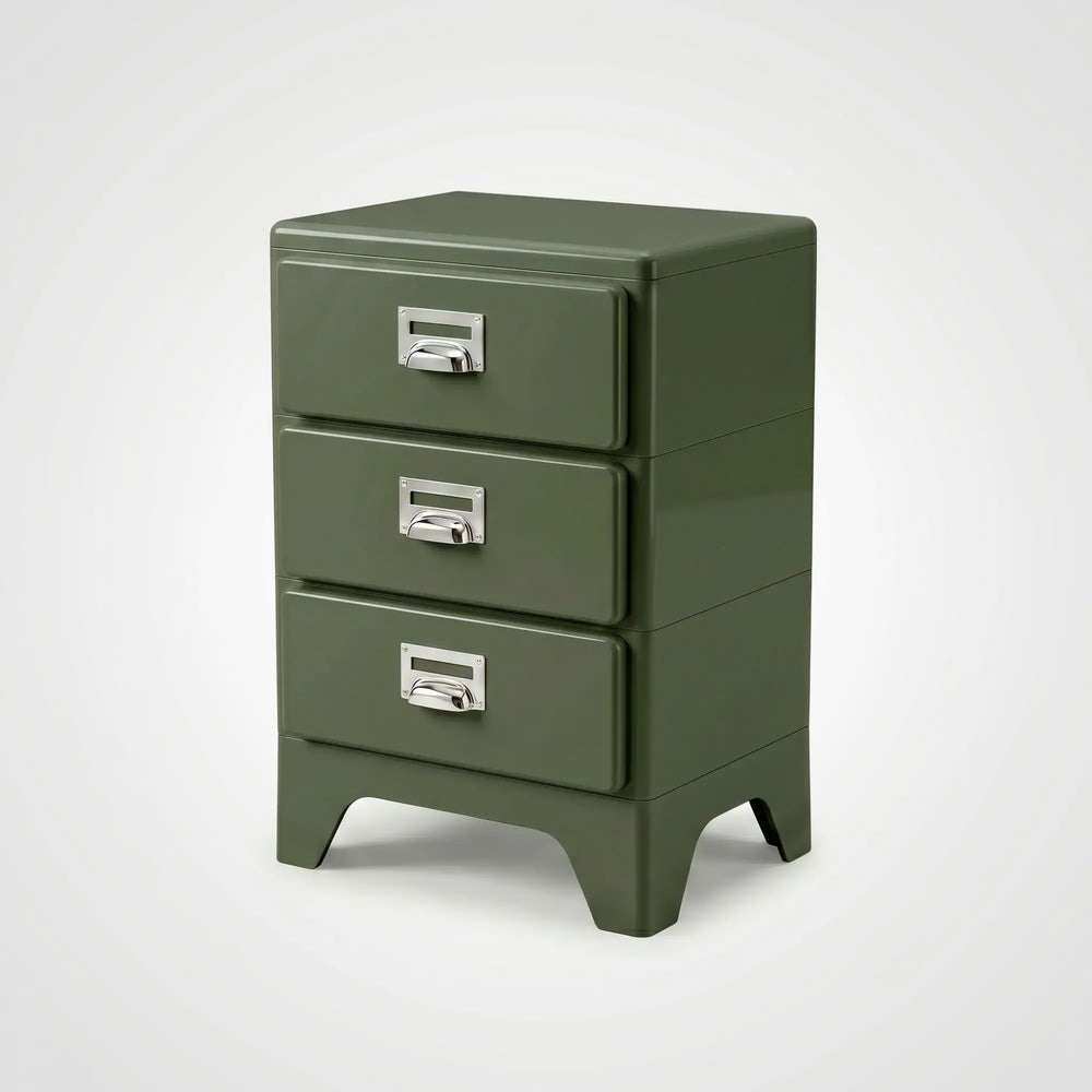 KKUSO ABS 3-DRAWER CABINET - MILO DEEP EMERALD